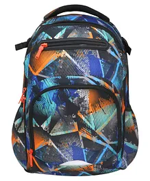 Smily Kiddos Teen Backpack Future Blue Orange - 16 Inches