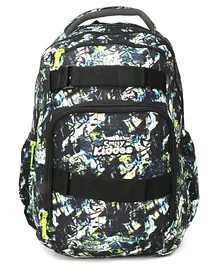 Smily Kiddos Teen Backpack Black & Green - 16 Inches