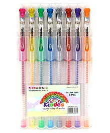 Smily Kiddos Color Sparkle Gel Pens Pack of 8 - Multicolor