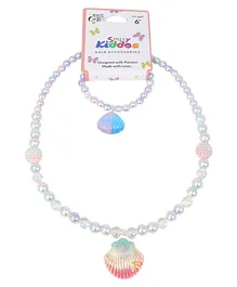 Smily Kiddos Oyster Pearl Necklace - Multicolor
