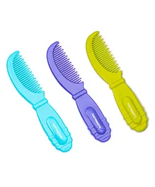 Buddsbuddy Premium Baby Combs Pack of 3 - Multicolor 