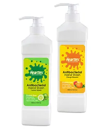 Hearttex Flavoured Antibacterial Hand Wash Combo of 2 - 500 ml Each