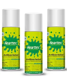 Hearttex Antibacterial Disinfectant Spray Combo of 3 - 75 ml Each