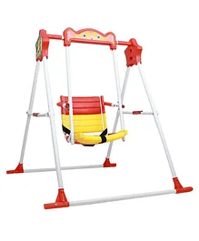 Maanit Garden Swing with Safety Belt - Red Yellow