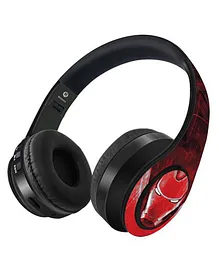 Macmerise Iron Man Wireless On Ear Bluetooth Headphones - Red