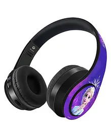 Macmerise Frozen Elsa Wireless On Ear Bluetooth Headphones - Purple