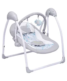 R for Rabbit Snicker The Playfull Baby Swing - Grey