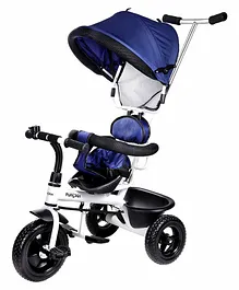 Little Pumpkin Classic T 30 Baby Tricycle with Canopy & Parental Control Handle - Blue
