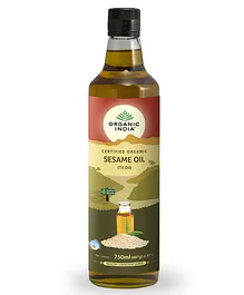 Organic India Cold Pressed Sesame Oil - 750 ml