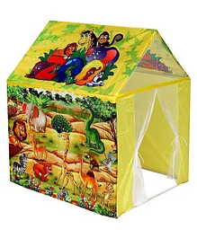 Muren Zoo Theme Foldable & Water Proof Tent House - Yellow