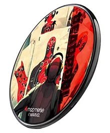 Macmerise Qi Compatible Pro Wireless Charger Deadpool Print - Red Black