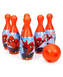  Brown Boss Kids Spider Man Bowling Set - Orange