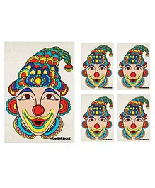 Wondrbox Indian Fork Art Coloring Kit Pack of 5 - Multicolour