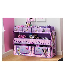 Pace Minnie Mouse Deluxe Multi Bin Toy Organizer - Purple 