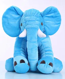 Elephant Soft Toy Blue - Height 30 cm