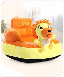 Babyhug Kids Lion Shaped Sofa Chair - Orange