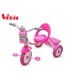 Fun Ride Viva Tricycle with Rear Basket - Pink 