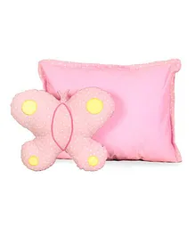 HouseThis Pillow & Bird Shape Cushion Set - Pink