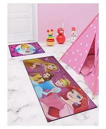 Athom Trendz Disney Princess Runner Carpet & Doormat Combo - Pink