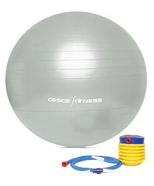 Cosco Gym Ball with Foot Pump - Grey