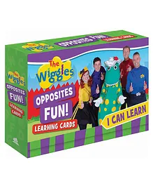 Wiggles Opposites Flash Card Pack of 14 - Multicolor