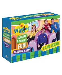 Wiggles Color & Shapes Flash Card Pack of 14 - Multicolor