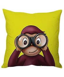 Stybuzz monkey Cushion Cover - Yellow