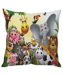 Stybuzz Jungle Book Cushion Cover - Multi Color