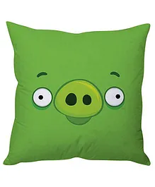 Stybuzz Greeny Piggy Cushion Cover - Green