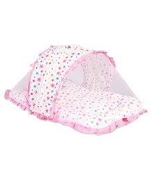 VParents Joy Jumbo Extra Large Baby Bedding Set With Mosquito Net & Pillow - Pink