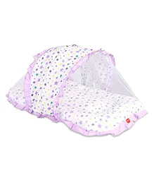 VParents Joy Jumbo Extra Large Baby Bedding Set With Mosquito Net & Pillow - Purple