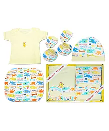 VParents Bitsy New Born Baby Gift set Pack of 5 - Yellow