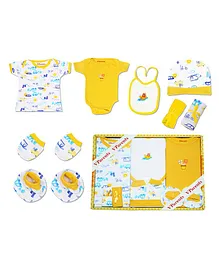 VParents Bitsy New Born Baby Gift Set Pack of 8  - Yellow