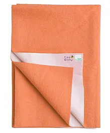 Beebaby Ultra Dry Baby Bed Protector Sheet - Peach