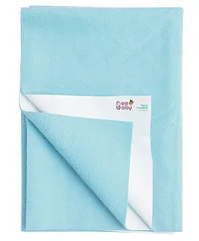 Beebaby Ultra Dry Baby Bed Protector Sheet - Sky Blue