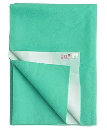 Beebaby Ultra Dry Large Baby Bed Protector Sheet - Green
