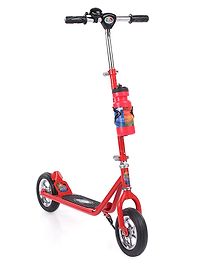 Dash Foldable Heavy Duty Two Wheel Scooter With Water Bottle - Red