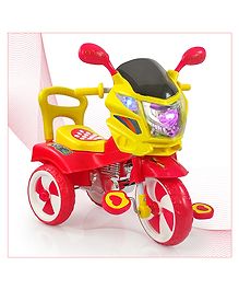 Dash Victor Musical Tricycle With Light & Under Seat Storage Space - Red