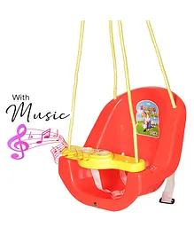 Dash Baby And Toddler Musical Swing With Light - Red