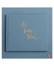KUWTB As Time Flies Baby Record Book Dream Blue - English
