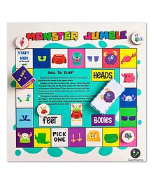 ilearnngrow Monster Jumble Board Game - Multicolor