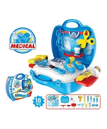 Planet of Toys Doctor Role Play Set Blue - 18 Pieces