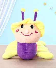 Kids Kaart Caterpillar Soft Toy Purple - Length 55 cm