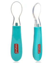 Babyhug Silicone Spoon Small Pack of 2 - Blue
