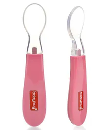 Babyhug Silicone Spoon Small Pack of 2 - Pink