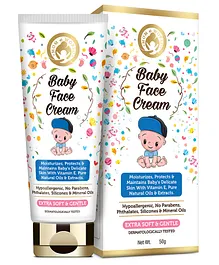 Mom & World Baby Face Cream - 50 gm
