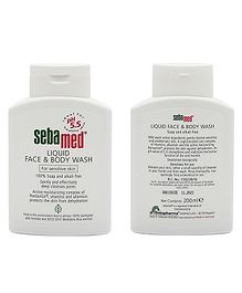 Sebamed Liquid Face & Body Wash With Active Moisturising Complex - 200 ml