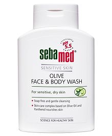 Sebamed Olive Face & Body Wash With Olive Oil and Panthenol - 200 ml 