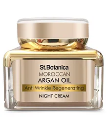 St.Botanica Moroccan Argan Oil Anti Wrinkle Regenerating Night Cream - 50g 