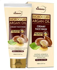 St.Botanica Moroccan Argan Oil  Creamy Face Wash - 100 mL